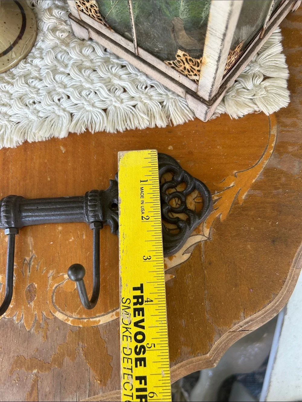 Cast Iron Skeleton Key Wall Hook Rack